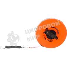 Рулетка геодезическая Sparta 20 м х 12,5 мм, лента ПВХ, закрытый круглый корпус