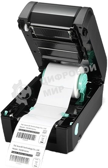 Принтер этикеток TSC TX210 (TX210-A001-1202) термотрансферная печать и прямая термопечать, 203 dpi, 203 мм/сек, USB, RS-232, Ethernet, USB Host, чёрный