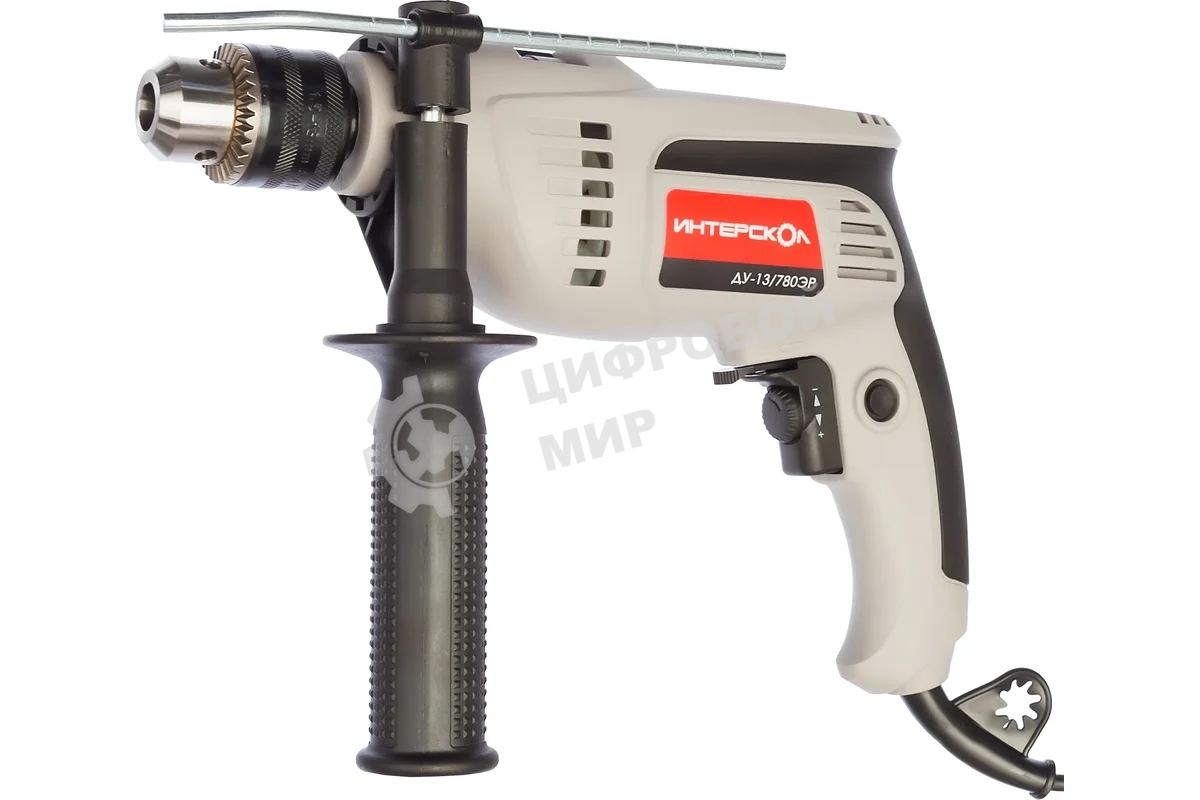 Дрель ударная Интерскол ДУ-13/780ЭР 780Вт патрон:кулачковый реверс