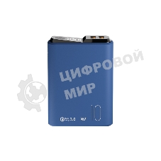 Портативный аккумулятор OLMIO QS-10, 10000mAh, 22.5W, QuickCharge3.0/PowerDelivery, LCD, темно-синий