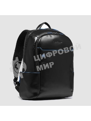 Рюкзак для ноутбука Piquadro Blue Square CA3214B2/N черный натур.кожа