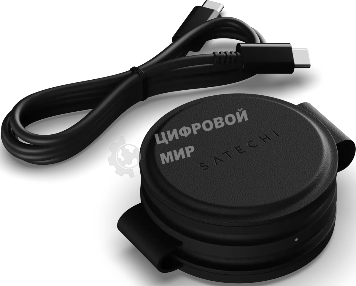 Переносное зарядное устройство Satechi Qi2 OntheGo 3-in-1 Wireless Charger, черный