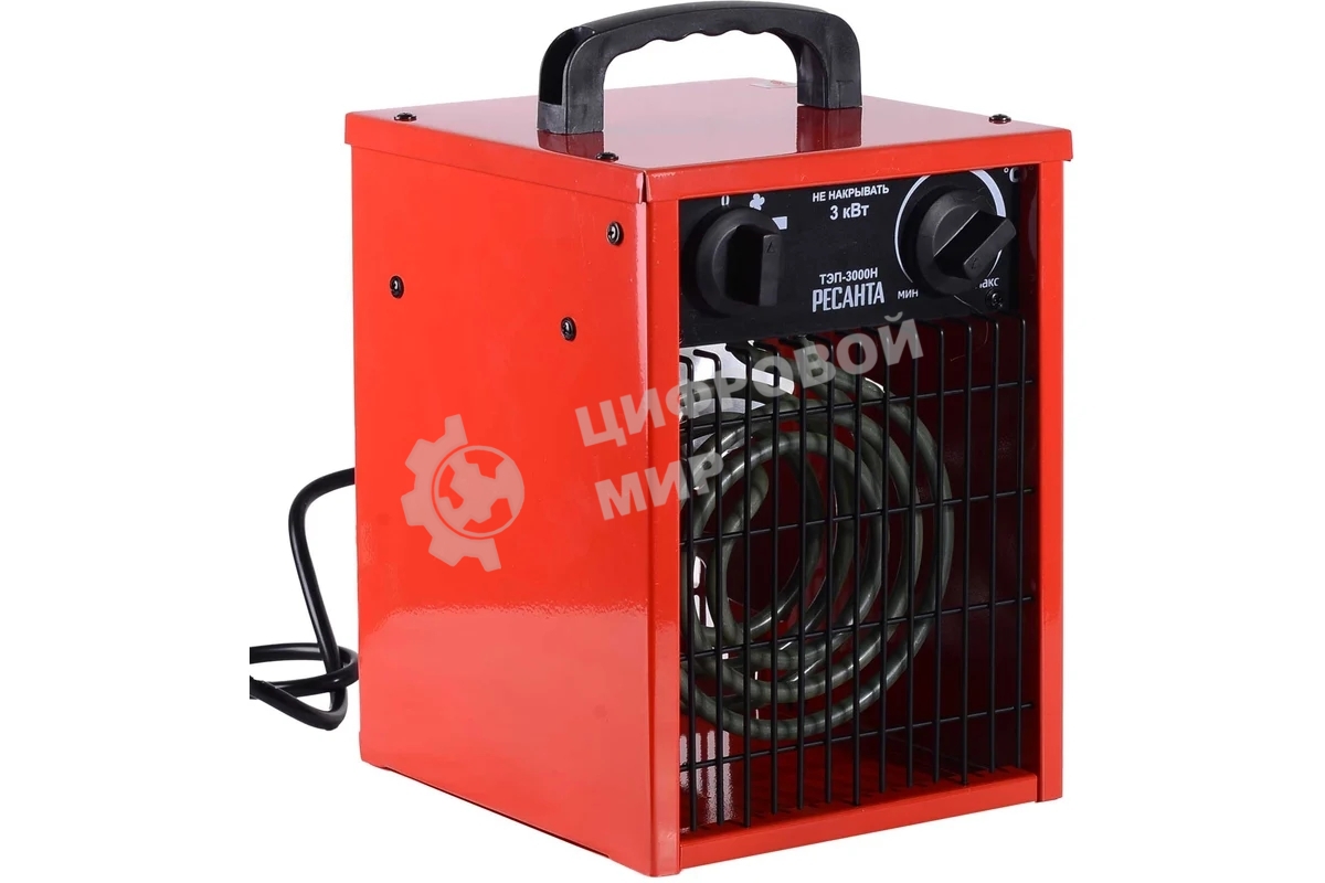 Тепловая электрическая пушка Ресанта ТЭП-3000Н (компактная) 67/1/18