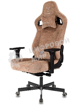 Кресло игровое Knight Hunter светло-коричневый Alfa 731 крестов. металл