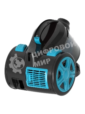 Пылесос Blackton Bt VC1802B серый/синий, 350/1400 Вт, уборка сухая, пылесборник контейнер 2 л