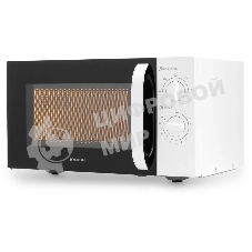 Микроволновая печь Hyundai HYM-M2023 белый/хром, 23 л, 800 Вт, переключатели - поворотный механизм