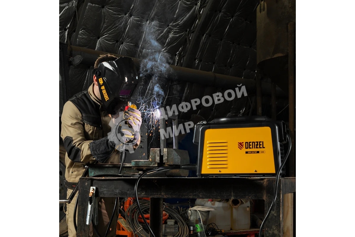 Аппарат инвертор. дуговой сварки Denzel SDM-220 Top, 220 А, ПВ 60% кейс