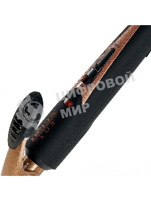 Щипцы для завивки волос DELTA LUX DL-0630 черный/бронзовый, 19 мм, 180 °C, 1 режим