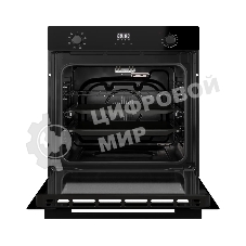 Духовой шкаф Kuppersberg, High-Tech, 72 л, поворотное/сенсорное управление, дисплей, таймер, 7 режимов, макс. температура 300 градусов, телескопические направляющие (на 1 уровень), доводчик двери, цвет черный, цвет фурнитуры черный