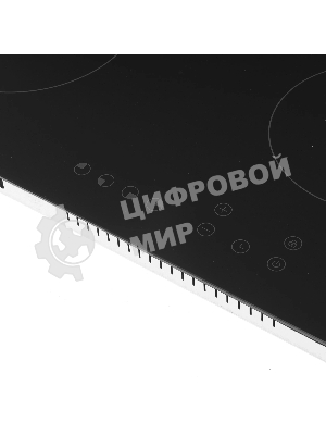 Электрическая варочная поверхность HOMSair HV64BK, 4 конфорки, стеклокерамика, 6000 Вт