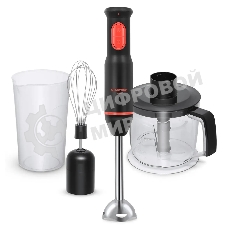 Блендер погружной Starwind SBP2300b 1000Вт красный/черный