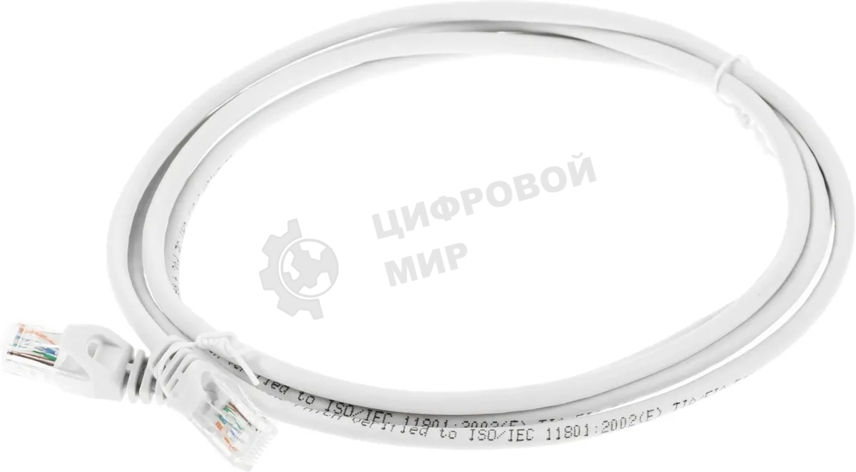 Коммутационный шнур ITK (патч-корд), cat.5e UTP, 2м, серый Патч-корд, cat.5e UTP, 2м, серый