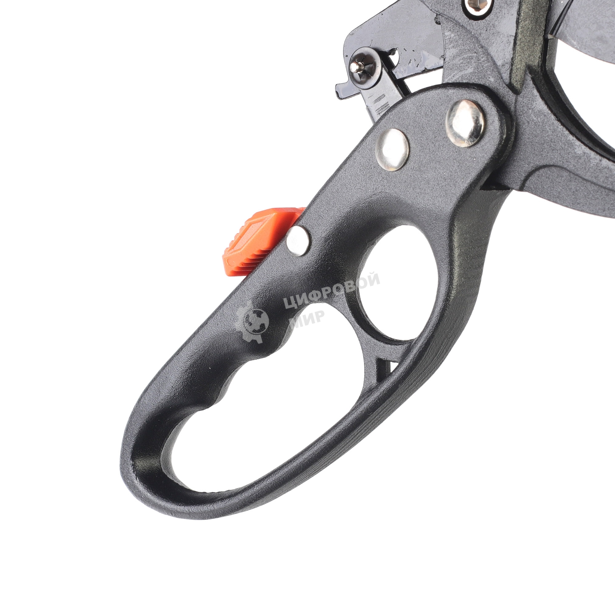 Секатор контактный PATRIOT PBP 205 R, наковаленка, храповый механизм, 205 мм