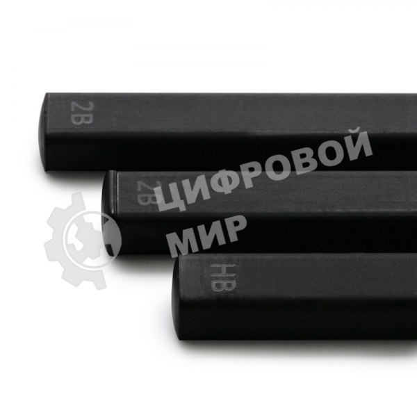 Набор карандашей чернографитных Moleskine Drawing EW2PG001A HB/2B блистер 3 карандаша