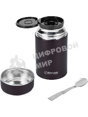 Термос для еды RONDELL RDS-1661, 0.7 л, бордовый