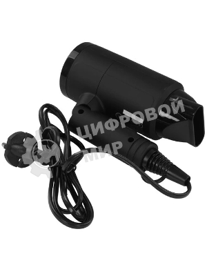 Фен BRAYER BR3040 черный, 1400 Вт, компактный