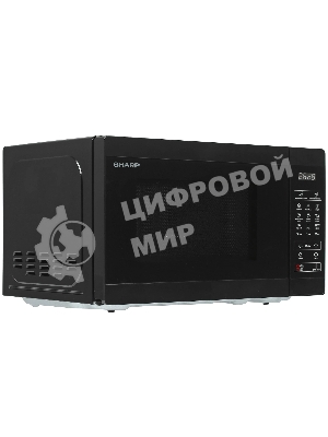 Микроволновая печь Sharp R-6800RK черный, 20 л, 800 Вт, переключатели - сенсор