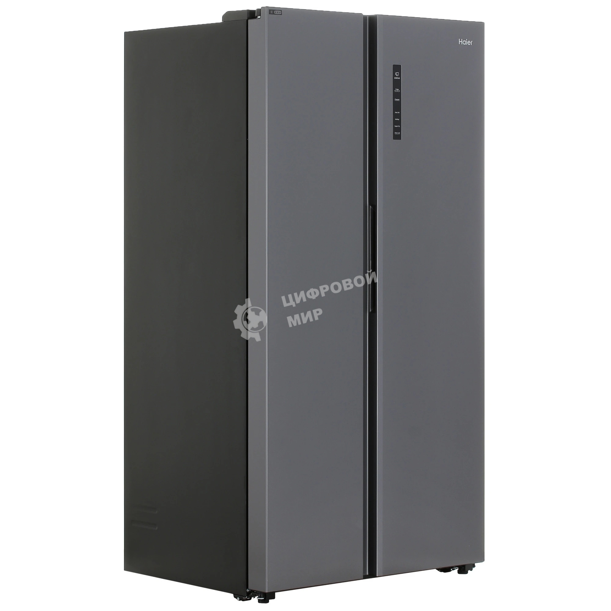 Холодильник Haier HRF-600DM7RU серебристый двухкамерный 388/210л морозилка сбоку, No Frost, Side by Side