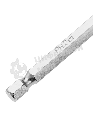 Бита Gross PH2х70мм, сталь S2, шестигр., 10 шт.