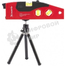 Уровень лазерный Matrix, 180 мм, 220 мм штатив, 4 глазка