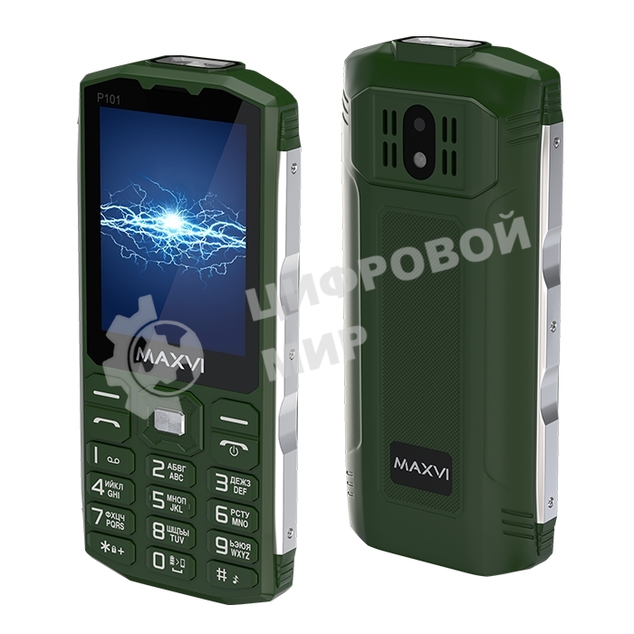 Мобильный телефон Maxvi P101 зеленый