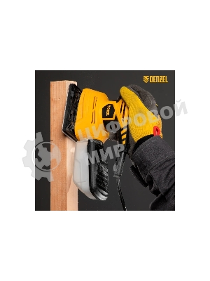 Вибрационная шлифовальная машина Denzel 2 в 1 VDS-2, 130 Вт, 14000 об/мин