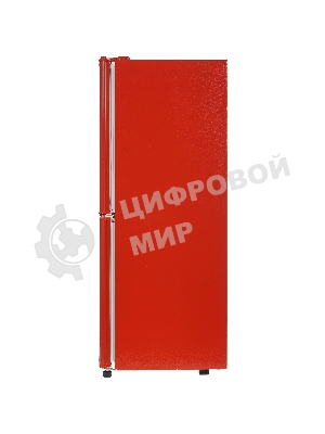 Холодильник OLTO RF-140C красный двухкамерный 90/48 л морозилка снизу, капельная система