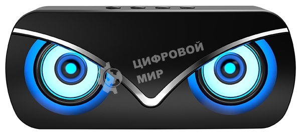 Колонка беспроводная QUMO Hawk BT5.0 10Вт FM MicroSD USB AUX подсветка 1500мА-ч