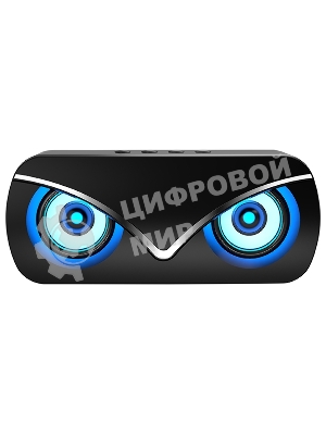 Колонка беспроводная QUMO Hawk BT5.0 10Вт FM MicroSD USB AUX подсветка 1500мА-ч