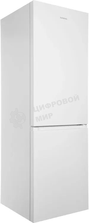 Холодильник SunWind SCC373 белый двухкамерный 215/95л морозилка снизу, No Frost