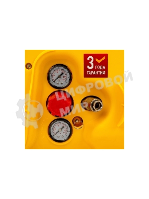 Компрессор воздушный Denzel DL1300, 10 бар, 1,3 кВт, 180 л/мин, 5 л, с набором аксессуаров