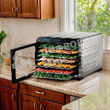 Сушка для фруктов и овощей Kitfort КТ-4931 21под. 650 Вт, нержавеющая сталь