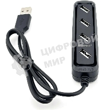 Разветвитель USB 2.0 BPH-1729 4порт. черный