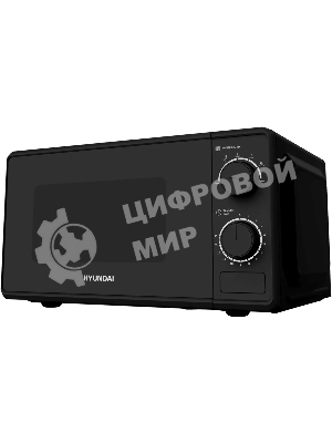 Микроволновая печь Hyundai HYM-M2096 черный, 20 л, 700 Вт, переключатели - поворотный механизм