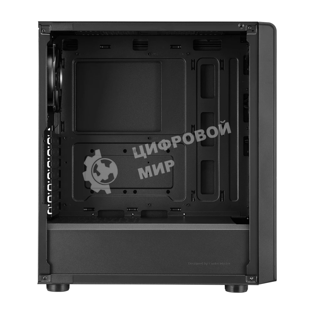 Компьютерный корпус без блока питания Cooler Master Elite 500, 2xUSB3.2, 1x120Fan, w/o PSU, Black, w/o ODD, Window TG left panel, ATX