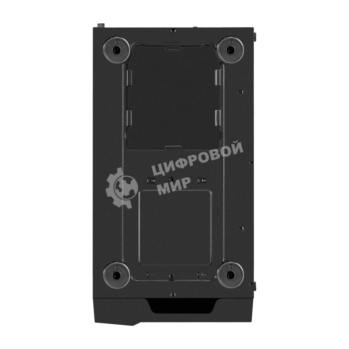 Компьютерный корпус Miditower ExeGate EVO-9211-500NPX (ATX, БП 500NPX с вент. 12см, с окном, 2хUSB+1хUSB3.0, HD аудио, черный, 1 вент. с RGb подсветкой)