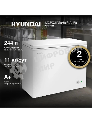 Морозильный ларь Hyundai CH25031 белый