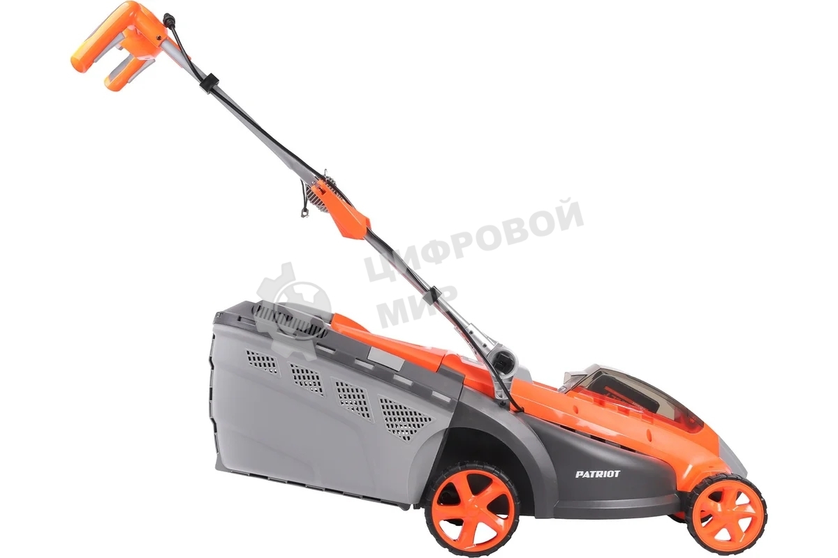Газонокосилка аккумуляторная PATRIOT CM4010XL, 40B платформа LCT, 37см, бесщеточный дв.,травосб. 40л, одна АКБ(4,0А*ч) и ЗУ
