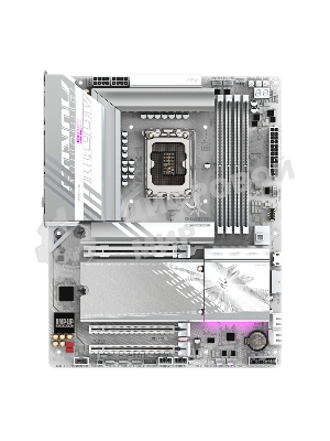 Материнская плата Gigabyte Z890 AORUS ELITE WIFI7 ICE, LGA 1851, Intel Z890, 4xDDR5, 4xSATA, 4xM.2, 1xPCIe 5.0 x16, 2xPCIe 4.0 x4, 1xDP, 1xUSB-C (DP), 1x 2.5Gb LAN, 4xUSB-A 2.0, 3xUSB-A 3.2 Gen 1, 2xUSB-A 3.2 Gen 2, 1xUSB-C 3.2 Gen 2 (Thunderbolt 4), 2x3.5 мм, 7.1, ATX