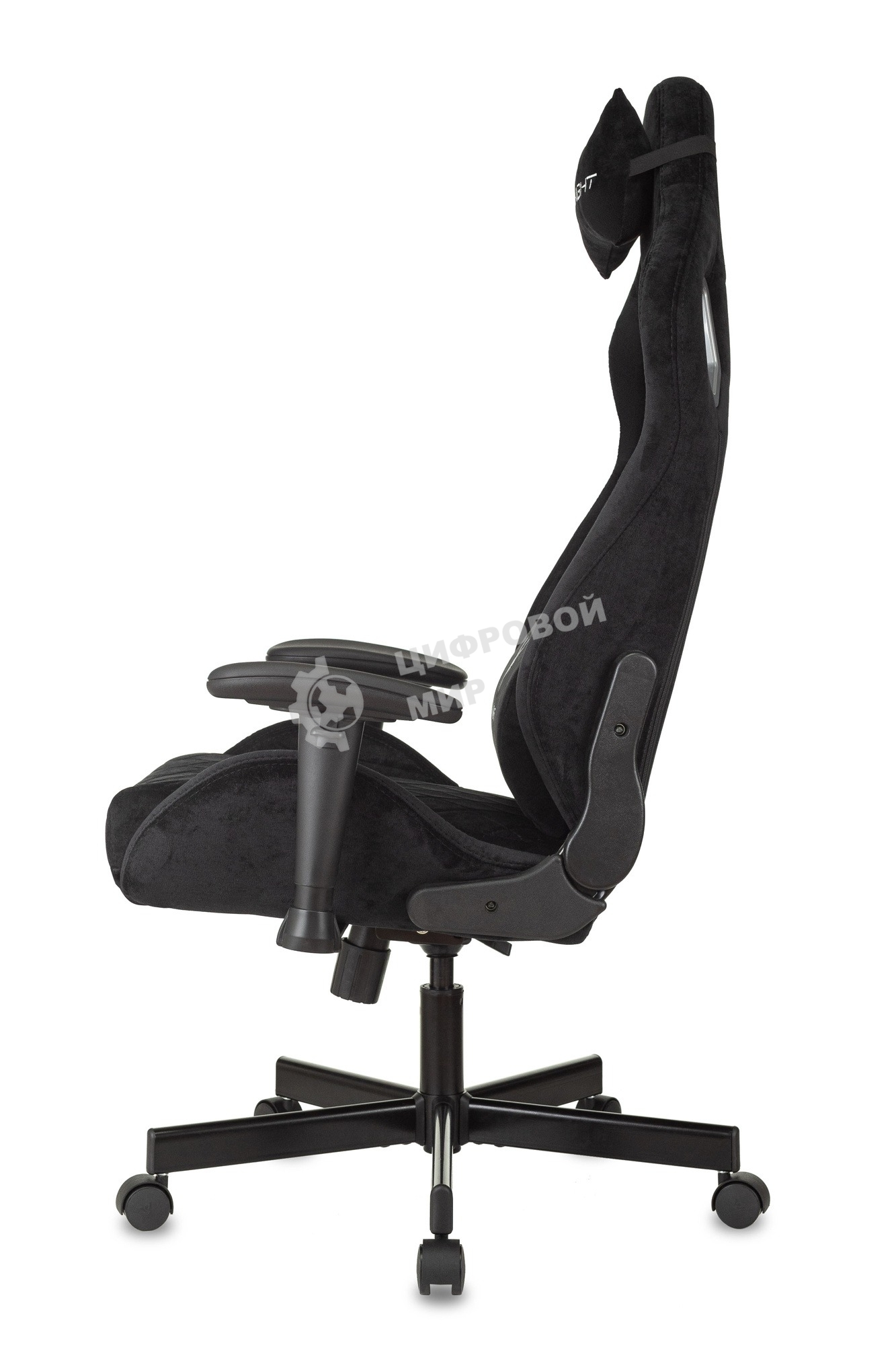 Кресло игровое Бюрократ Knight Outrider Light-20 черный с подголов. крестовина металл