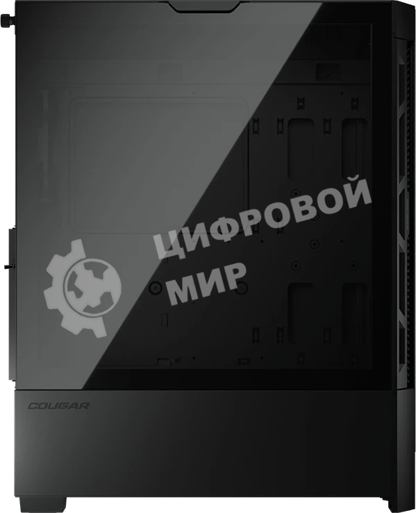 Компьютерный корпус Cougar Airface, 1x120мм Fan, без БП, черный, ATX
