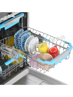 Встраиваемая посудомоечная машина Korting KDI 45570, нержавеющая сталь, 44.8 см, 10 компл., 47 дБ, класс A++