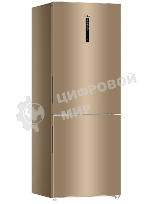Холодильник Haier C4F744CGGU1 золотистый двухкамерный 303/136л морозилка снизу, No Frost