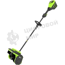 Снегоуборщик аккумуляторный Greenworks GD60SS2 60V, 30 см, с регулируемым направлением выброса, бесщеточный, c 1хАКБ 5Ач и ЗУ 2603207UG