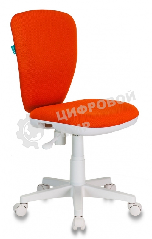 Кресло детское Бюрократ KD-W10/26-29-1 оранжевый 26-29-1 (пластик белый)