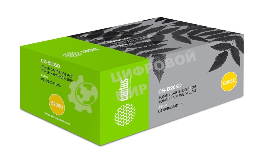 Картридж лазерный Cactus CS-B205D (106R04349) черный (6000 стр.) для Xerox B205/210/215
