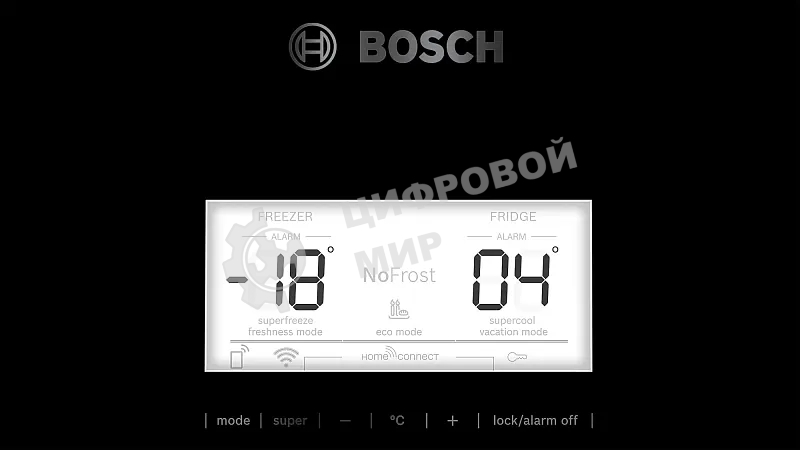 Холодильник Bosch KGN39LB30U черный двухкамерный 279/87л морозилка снизу, No Frost