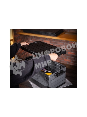 Ящик для инструментов складной Deli DL884135 480 х 300 х 240 мм, 35 литров