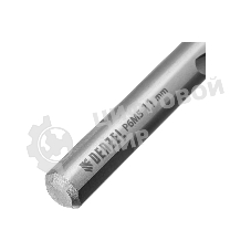 Сверло спиральное по металлу Denzel 11 x 142 мм, Р6М5, Golden Tip