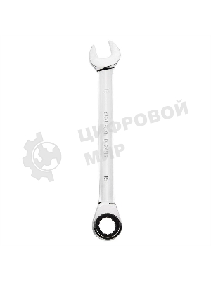 Набор комбинированных ключей с трещоткой 8 шт Deli DL140108T Спецификация: 8,10,12,13,14,15,17,19мм. Сталь 40 Cr. Трещетка 50BV30 72Т.